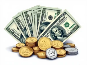 Cash and coins accepted by vending machines